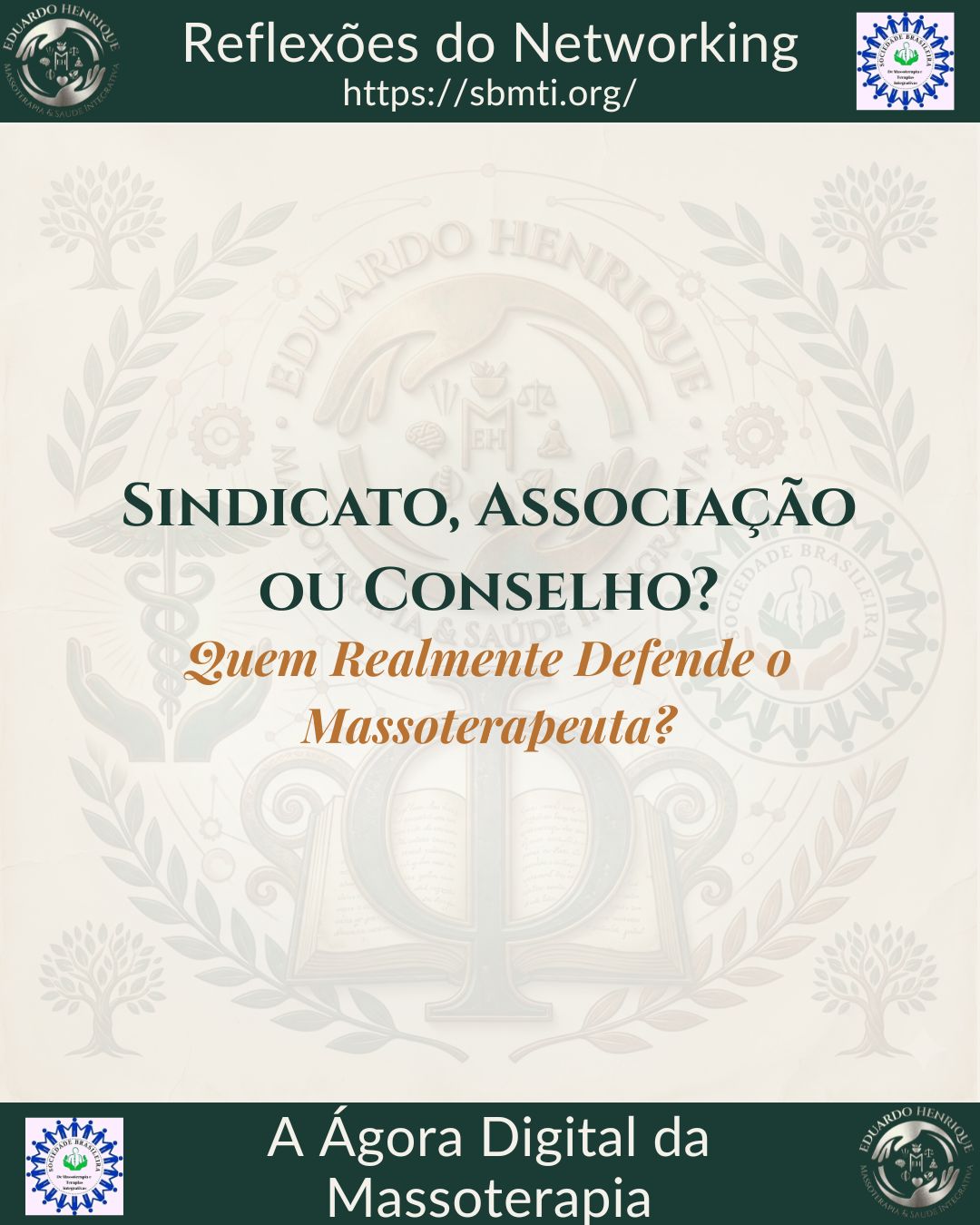 Sindicato, Associação ou Conselho: Quem Realmente Defende o Massoterapeuta?