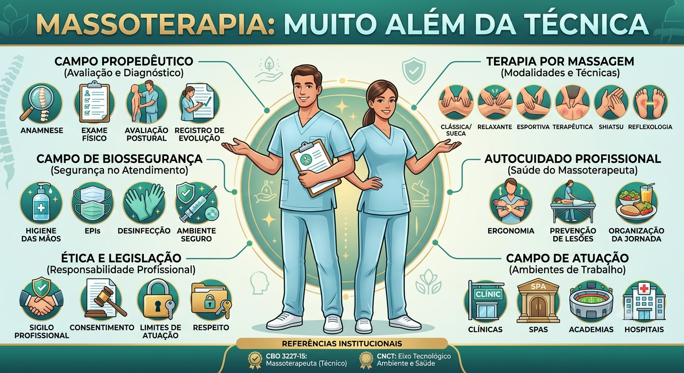 Massoterapia: Campo Profissional, Avaliação e Áreas de Atuação